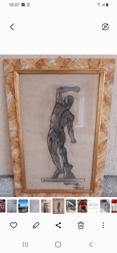 Quadro antico grande - quadro,