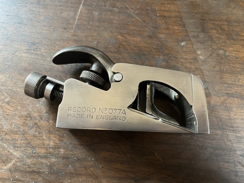 Record 077a bullnose plane - 077a,