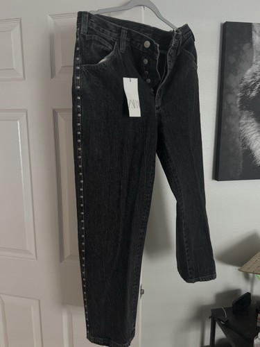Jeans uomo zara dritto - zara, nero