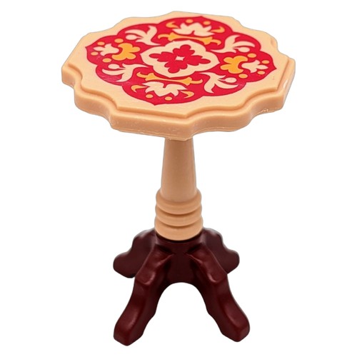 Playmobil tavolo marrone rosa