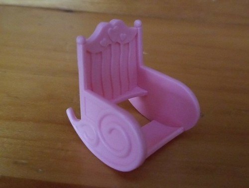 Sedia dondolo rosa posti - a,