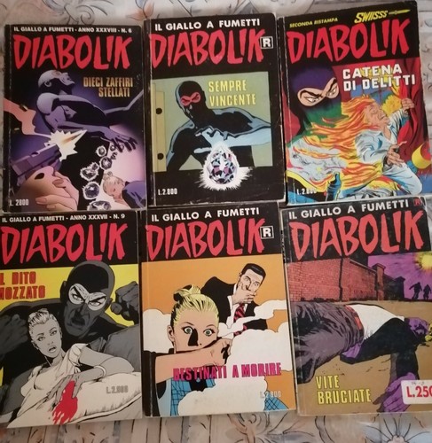 Giornaletti fumetti diabolik - 6, giornaletti/fumetti