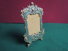 PORTAFOTO  EPOCA DECO'-METALLO VINTAGE CLASSIC0 - FRAME  PHOTO- REGALO CELESTE