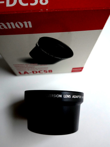 Canon dc58 conversion lens - la-,