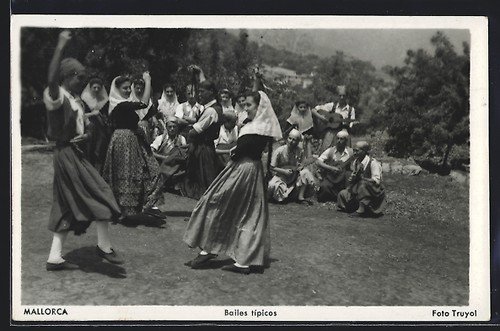 Cartolina maiorca bailes - cartolina,