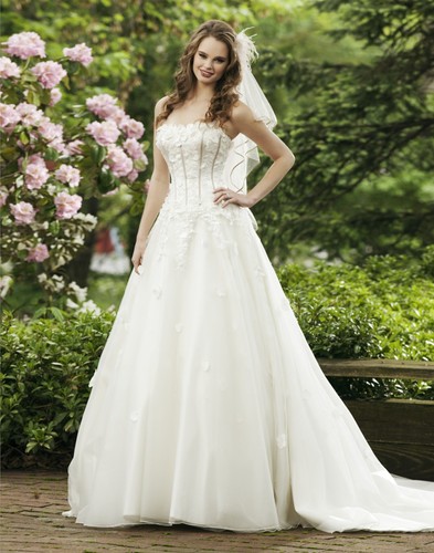 Vintage korsage brautkleid - vintage,