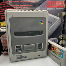 Super Nintendo SNES console FUNZIONANTE gioco scatola originale 2 controller