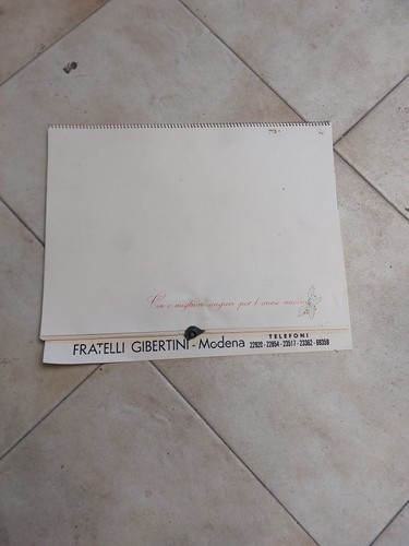 Calendario fratelli gibertini - calendario,