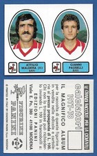 FIGURINA CALCIATORI PANINI 1977/78 - NUOVA/NEW - N.377 MALDERA/PAUSELLI - BARI