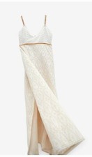 Abito lungo Zara abito pizzo