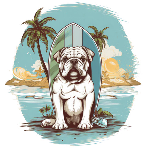 Adesivi auto bulldog inglese - auto,