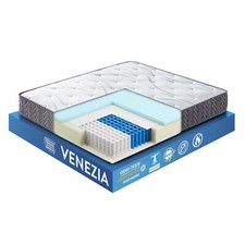 MATERASSO MOLLE INSACCHETTATE 7 ZONE INBOX SINGOLO MATRIMONIALE FRANCESE H 22CM