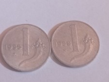 Repubblica Italiana 1 Lira 1955 E  1958