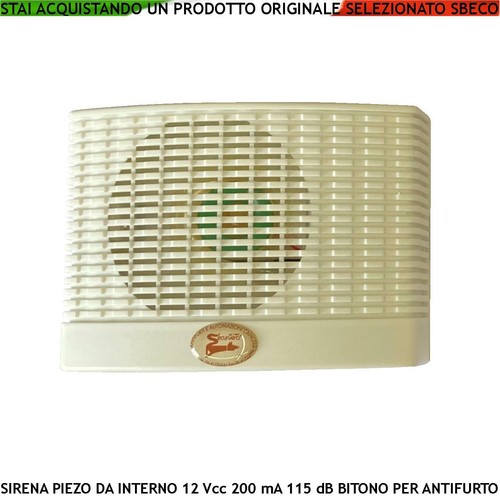 Sirena antifurto piezo - antifurto, da