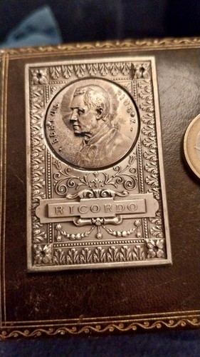 Papa pio medaglia placca - x,