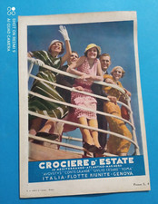 PUBBLICITA'  1933 CROCIERE