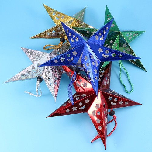 6pcs origami pentagramma