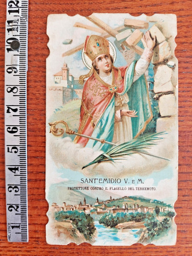 Santino holy card sant - santino,