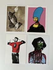 4 foto sui muri cartoline di