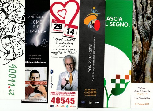 Lotto segnalibro vari - lotto, 12