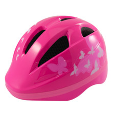 CASCO CASCHETTO PER BICI BAMBINO BIMBA BICICLETTA MTB  TAGLIA S 52-56 CM ROSA