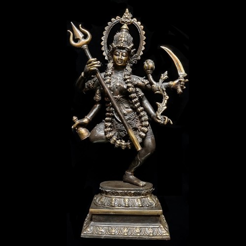 Statua bronzo dea mahakali - statua,