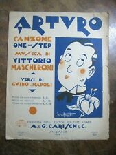 spartito musicale ARTURO VITTORIO MASCHERONI G. DI NAPOLI ILLUST. BONFANTI 1928