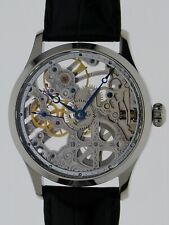 Montre squelette 41mm PURE MECANIQUE Type Unitas 6497 skeleton watch INDEX RING