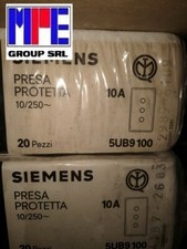 SIEMENS 5UB9100 PRESA 10A DELTA FUTURA SIEMENS BIANCO