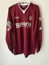MAGLIA MATCH WORN TORINO 2004/05  GIACCHETTA INDOSSATA VINTAGE CALCIO