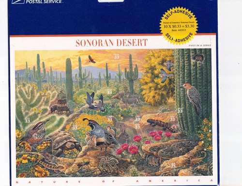 Francobolli deserto sonora - di,