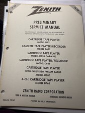 Zenith TR 14P Manuale di