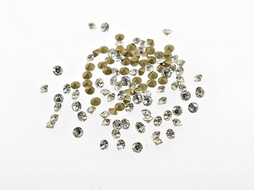 100 strass vetro color - vetro,