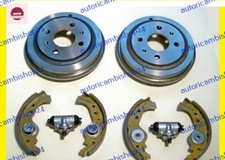 COPPIA TAMBURI+GANASCE+CILINDRETTI FRENO FIAT CINQUECENTO 700 900 1100 dal 1992