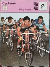 EDDY MERCKX MOLTENI MILANO SANREMO CARTOLINA SCHEDA SVIZZERA