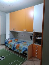 cameretta a ponte usata con cabina armadio+ 2 lettini