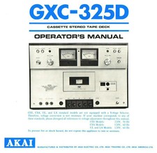 Akai GXC-325D Cassette Deck