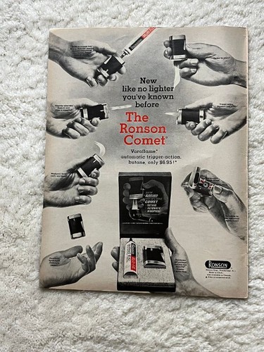 Ronson comet lighter 1966 - lighter,