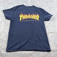 T-shirt vintage Thrasher blu