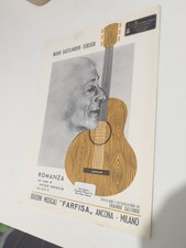Oscar GhiGlia Romanza per chitarra classica raro spartito musicale