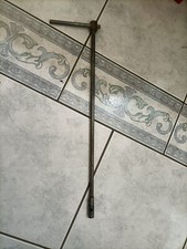 vintage CHIAVE BUSSOLA 10 MM DOPPIO SNODO TESTA SNODABILE  A T LUNGA 51 CM