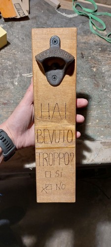 Apribottiglie parete in - parete,
