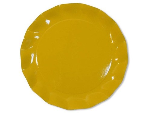 Piatti maxi giallo carta - maxi, in