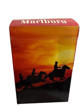 RARA SCATOLA BOX PUBBLICITARIA MARLBORO COUNTRY VINTAGE EPOCA 90s CAVALLI
