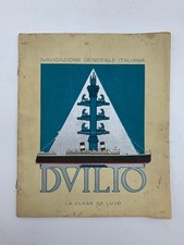 Duilio. Navigazione Generale