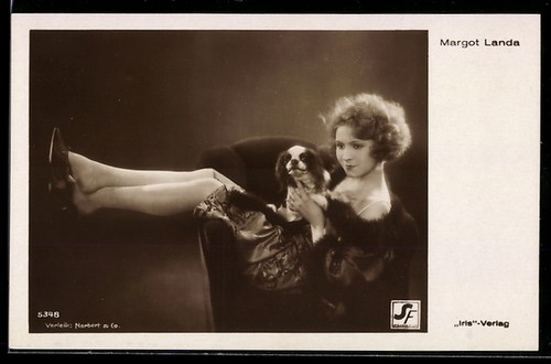 Cartolina attrice margot landa - cartolina,