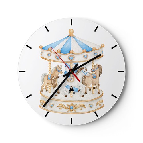 Orologio parete vetro - da,