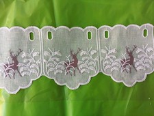 TENDINA MANTOVANA ALTA 17 CM FORESTA CERVO GIA' PRONTA IN TESSUTO