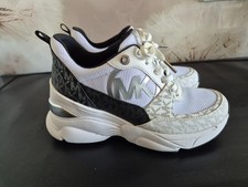Come nuovo: MK Michael Kors Sneaker Sparks Trainer Optic White Multi taglia 39