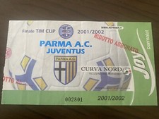 Parma-Juventus finale coppa Italia biglietto 2001/02 (no Napoli,Roma,lazio)-A-